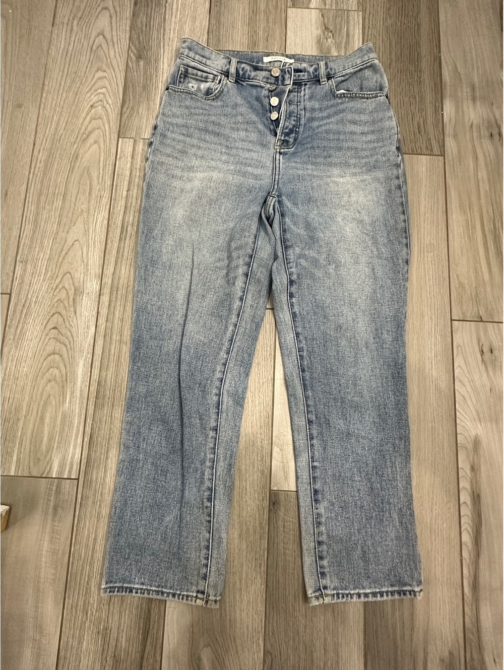 Pacsun High Rise Straight Light Wash Jeans Size 26
